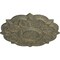 Ekena Millwork Deria Ceiling Medallion (Fits Canopies up to 6"), 20 1/4"OD x 1 1/2"P, Witch Hazel Crackle CM20DRWHC - alternate 4
